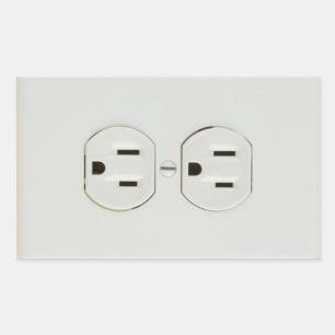 Rektangulära klistermärkear för elektriskt utta rektangulärt klistermärke