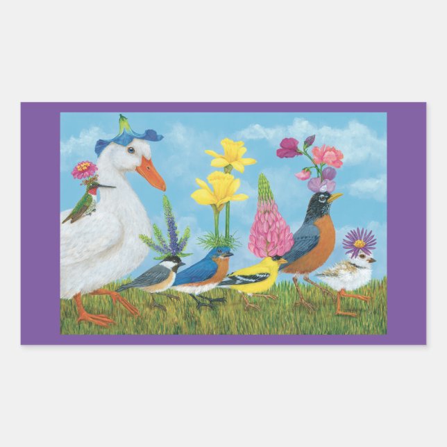 Rektangulära klistermärken i vår Parad (Framsida)