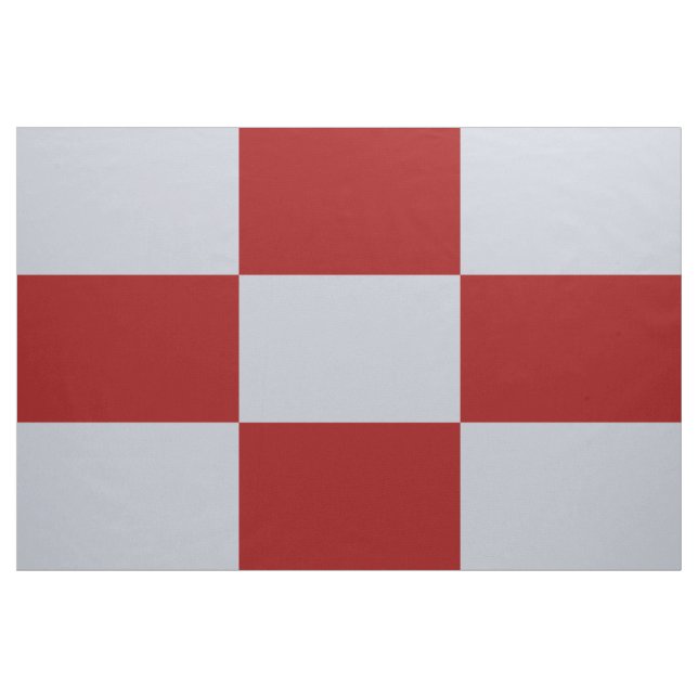Rektangulära vävnader med rött och Grått Tyg (Fat Quarter)
