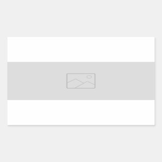Rektangulärt dekal med din bild klistermärke