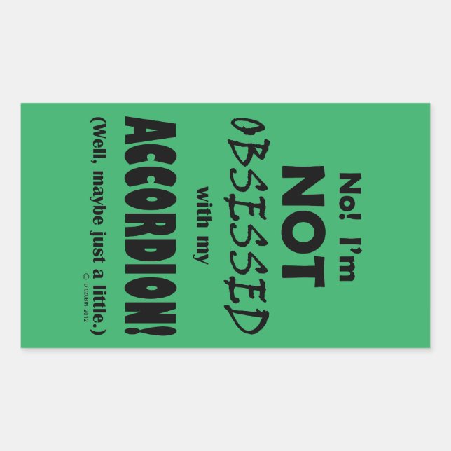 Rektangulärt dragspelsmärke klistermärke (Framsida)