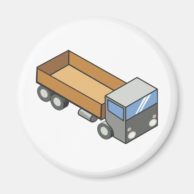 Rektangulärt lastbil magnet (Framsidan)