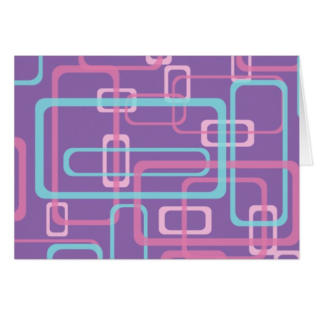 Rektangulärt Sherbet Hälsningskort (Framsidan Horizontal)