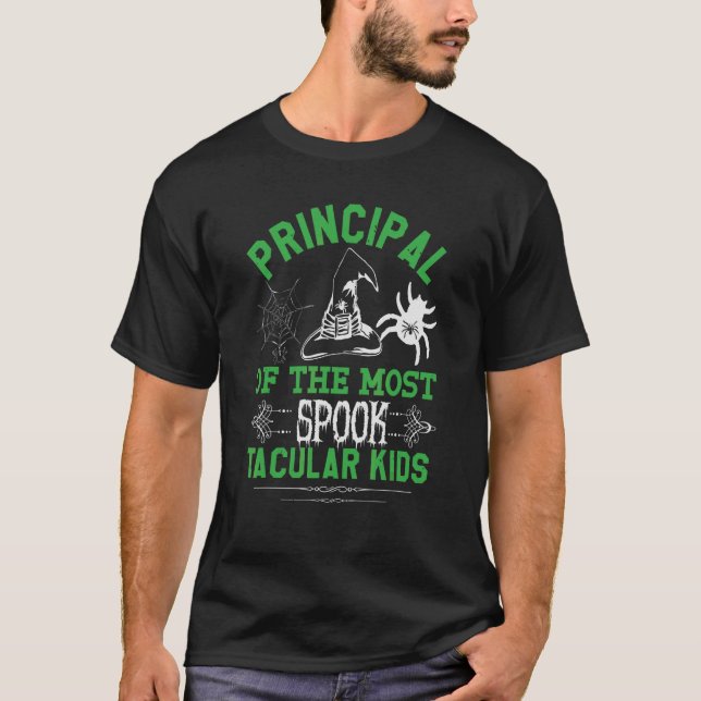 Rektor för de mest spöktakulära barnen Hal T Shirt (Framsida)