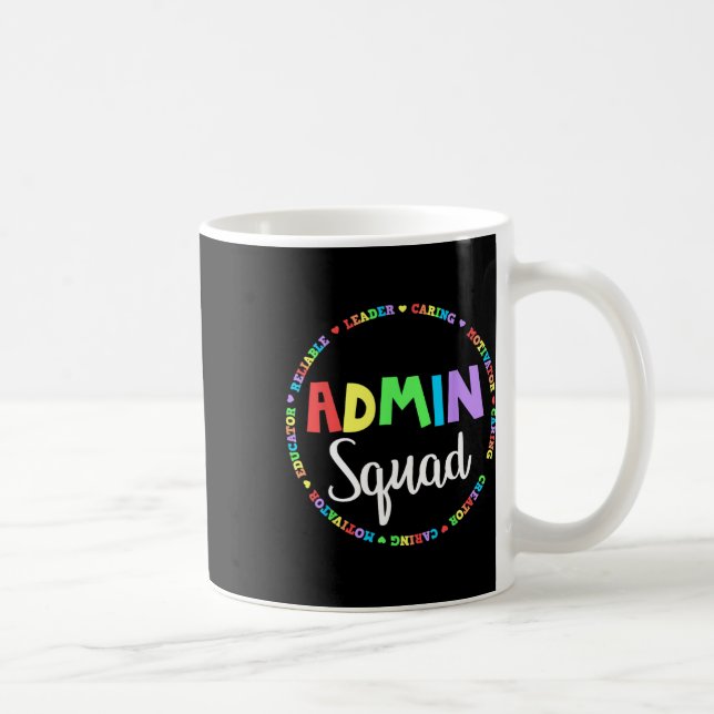 Rektor för rektor vid Squad School Assistant Kaffemugg (Höger)