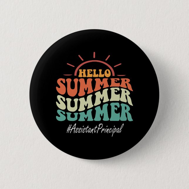Rektor Groovy, Hej Sommar i skolan Knapp (Framsida)