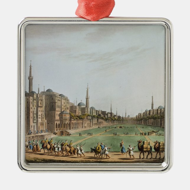 Rektor  kvadrerar i storslagna Cairo, med den Julgransprydnad Metall (Framsidan)