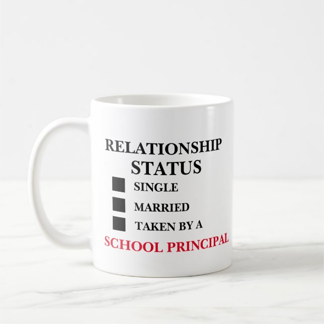 Rektor relationsstatus  kaffemugg (Vänster)