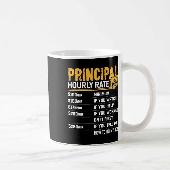Rektor Timlön - Rolig Rektor Lärare I Kaffemugg (Höger)