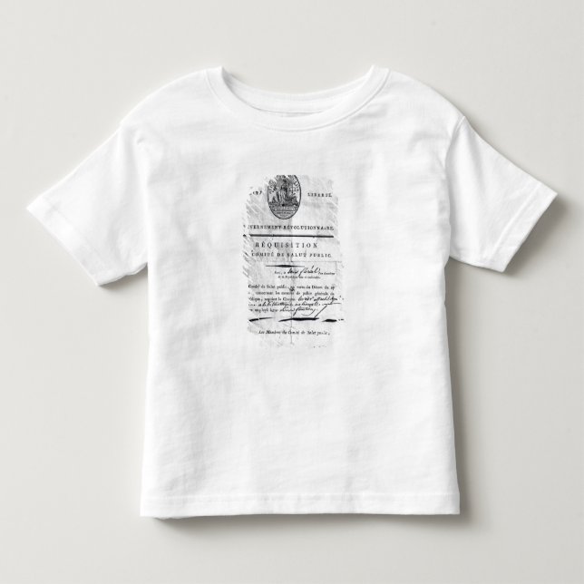 Rekvirera av kommittén av allmänhet t-shirt (Framsida)