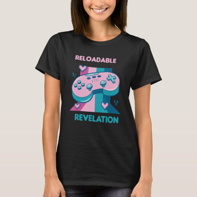 Reladdable Revelable Retro Funny Gamer-design Pr T Shirt (Framsida)