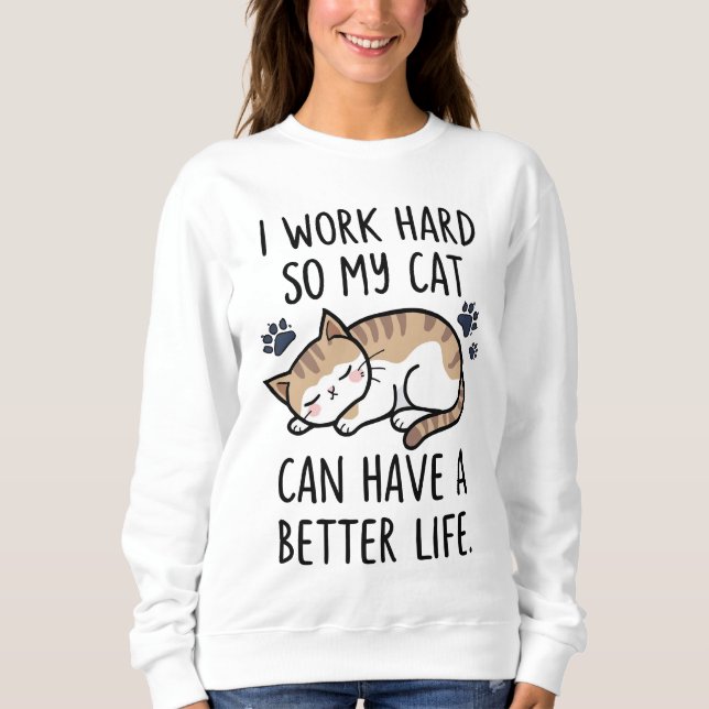 Relatabel Katt Mamma och Pappa Humor T Shirt (Framsida)