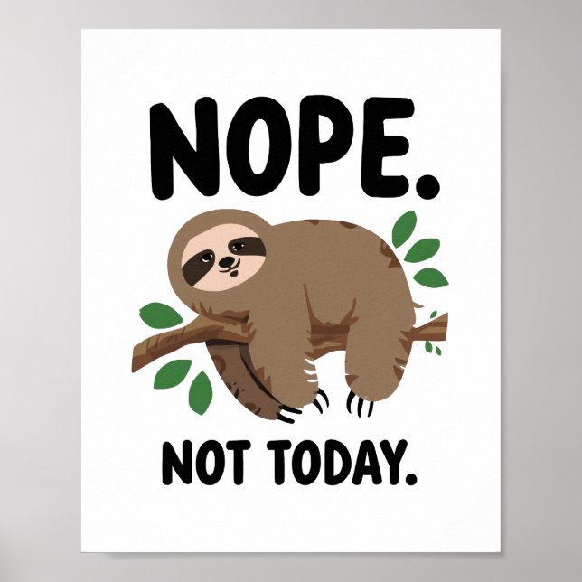 Relatable Tired and Moody Quote Poster (Framsidan)