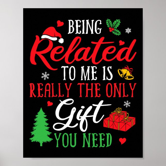 Relaterad till mig - Julafton i julfamiljen Poster (Framsidan)