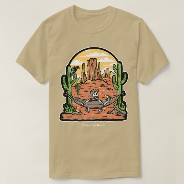 Relaterat till Dödsskeleton i en Hammock i De T Shirt (Design framsida)