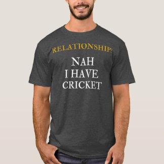 Relation Nej, jag har kricket T Shirt