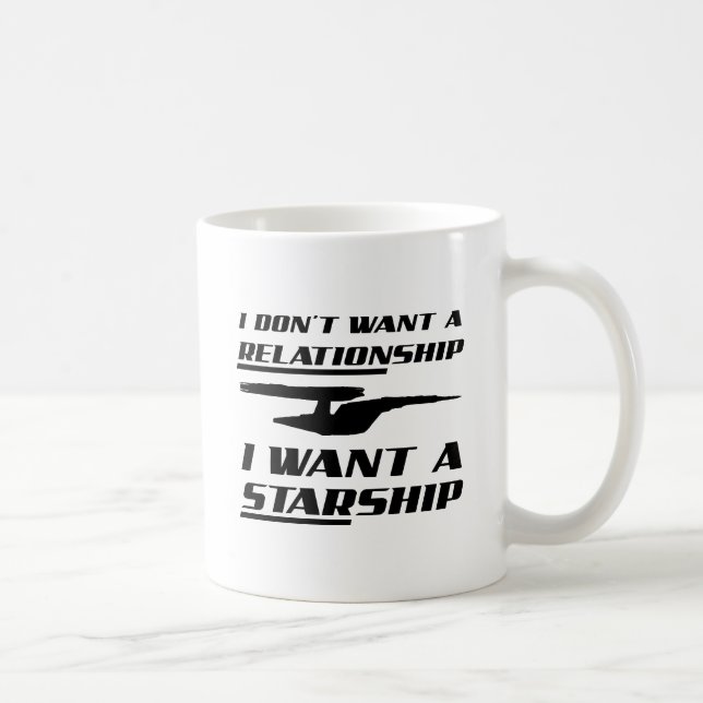 Relation Starship Funny Mug Kaffemugg (Höger)