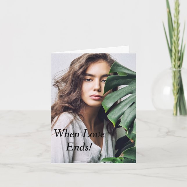 Relationskortets namn/ när Kärlek slutar! Kort (Framsida)