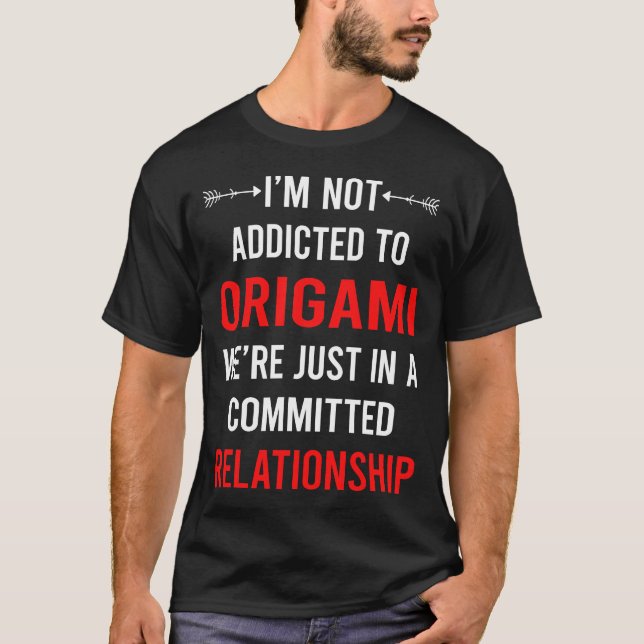 Relationsorigami T Shirt (Framsida)