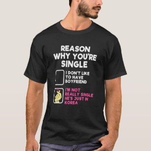 Relationsstatus Funny Kpop Fläkt T Shirt