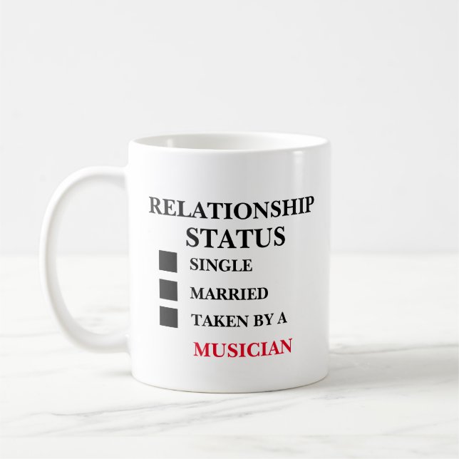 Relationsstatus Musician Kaffemugg (Vänster)