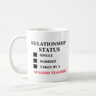 Relationsstatus Spansk lärare  Kaffemugg