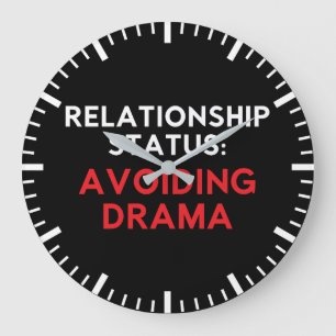 Relationsstatus undvikande av drama, underbara sin stor klocka