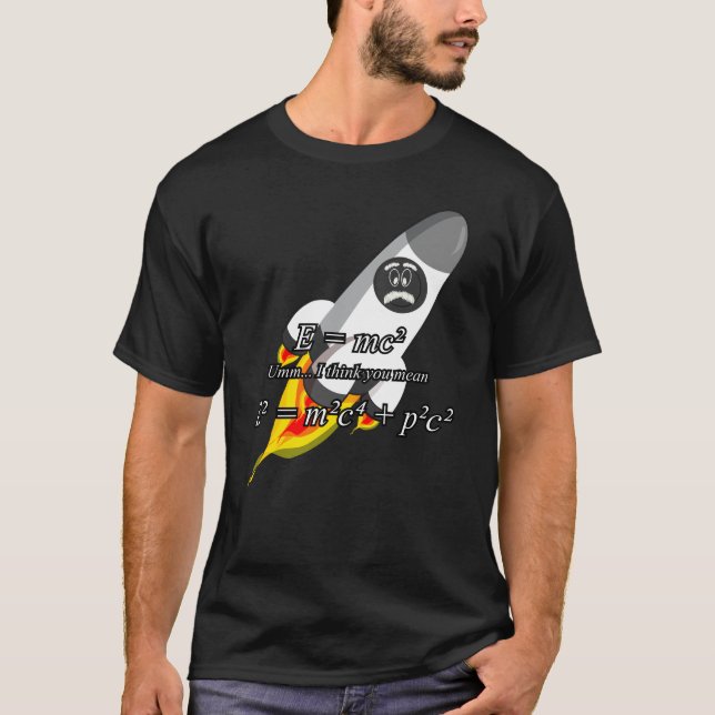 Relativistisk dispersionsrelation t shirt (Framsida)