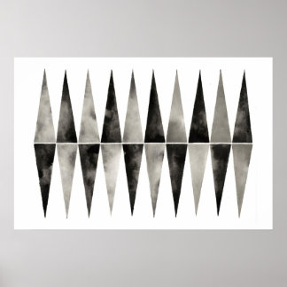 Relativitet. Modern konst. Svartvit. Geometrisk Poster