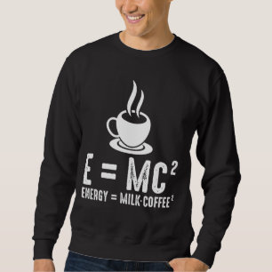 Relativitet Teori Physical Science Coffe Mjölk Lång Ärmad Tröja