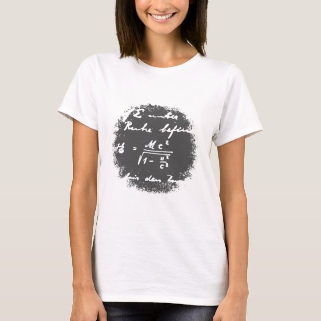 Relativitetsteori Tee Shirt (Framsida)