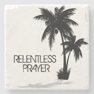 Relatlös design Relentless Prayer Stenunderlägg