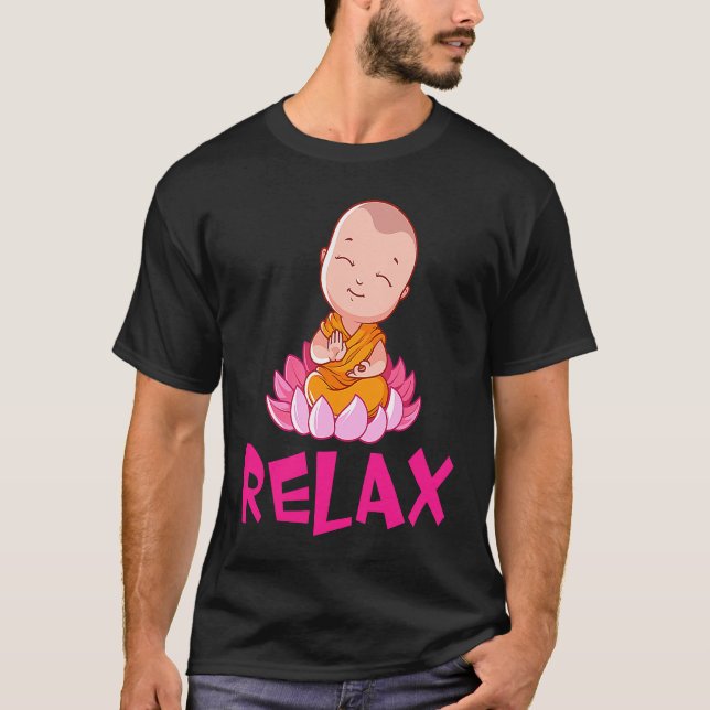 Relax baby buda t shirt (Framsida)