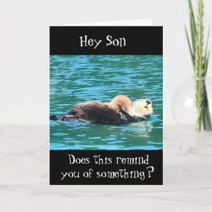**RELAX LIKNANDE HIM PÅ FARS DAG **SON** KORT