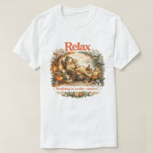 Relax Nothing Is Under Control Cozy Dog Fireplace