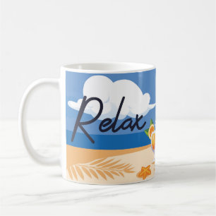 RELAX-sommaren vid Beach Kaffemugg