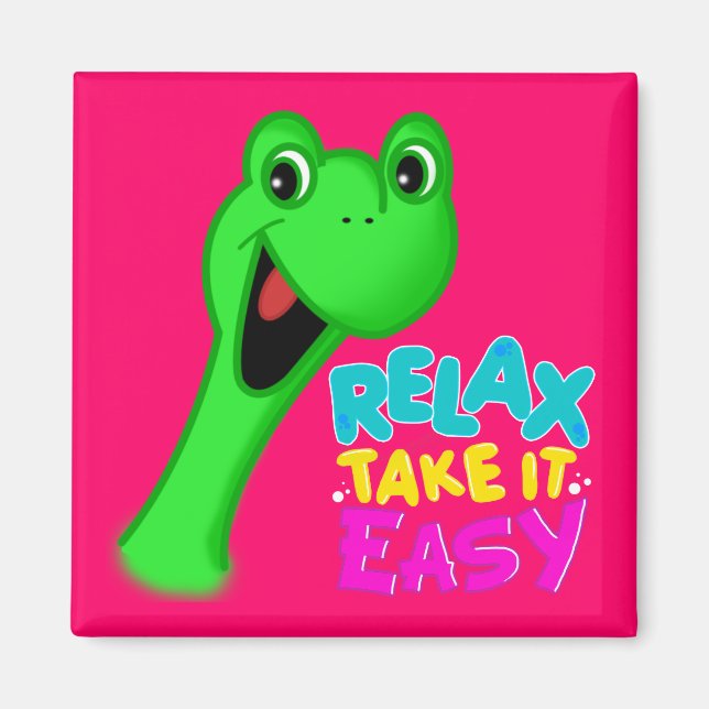 RELAX TA IT ENKELT, LÄTT, LÄTT MAGNET (Framsidan)