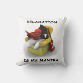 Relaxation är mitt mantra (Java Duke från öppen kä Kudde
