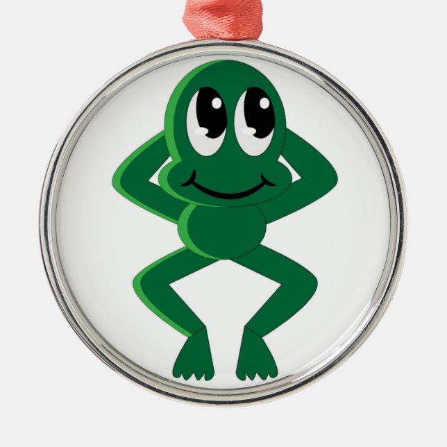 RELAXERAT FROG JULGRANSPRYDNAD METALL (Framsidan)