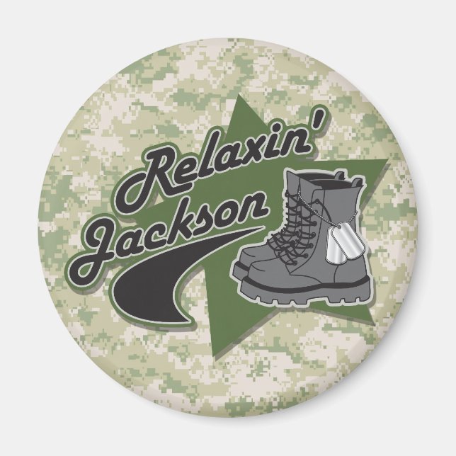 Relaxin Jackson Magnet (Framsidan)