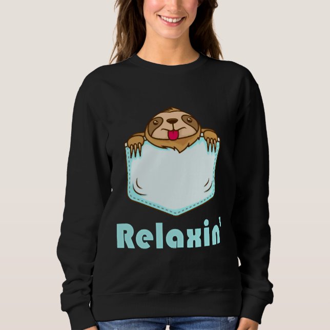 Relaxin Sloth T Shirt (Framsida)
