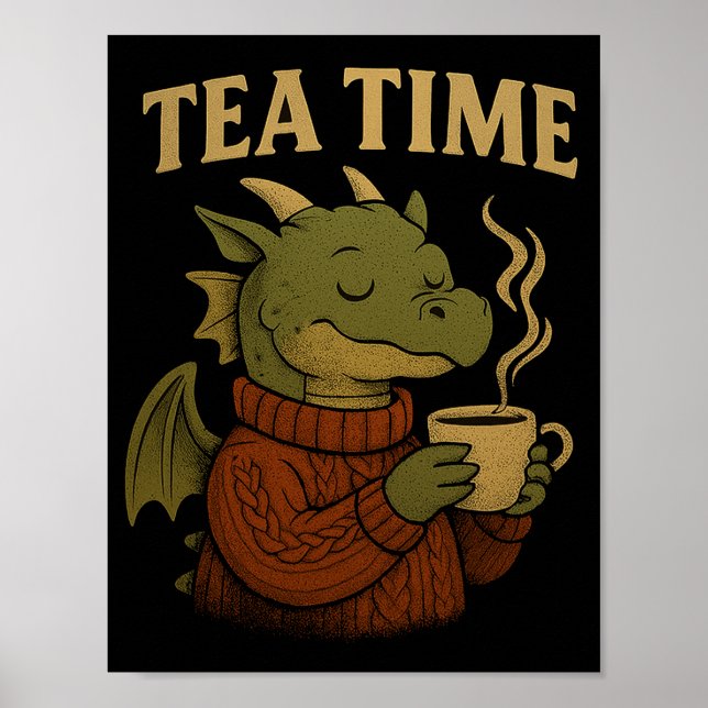 Relaxing Dragon wall poster (Framsidan)