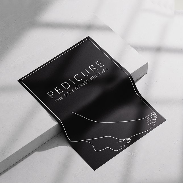 Relaxing Pedicure Minimalist Poster (Skapare uppladdad)