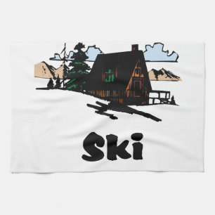 Relaxing Ski Lodge Kökshandduk
