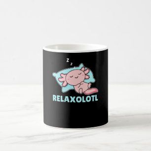 Relaxolotl Axolotl Älskare, Cute Animals Slappna a Kaffemugg