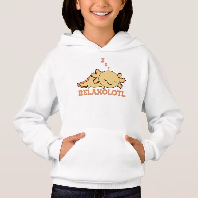 Relaxolotl Axolotl Älskare, Cute Animals Slappna a T Shirt (Framsida)