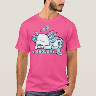 Relaxolotl Cute Axolotl Älskare Relaxing Mexikansk T Shirt