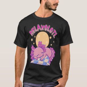 Relaxolotl Cute Axolotl Lazy Animal Salamander Axo T Shirt