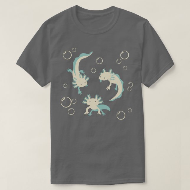 Relaxolotl Teal T Shirt (Design framsida)