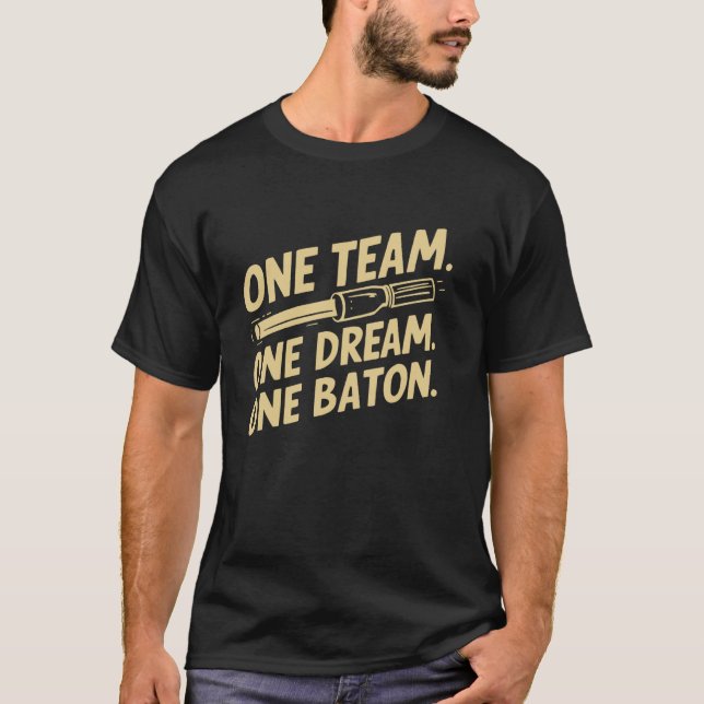 Relay Tävling Idrottsman Springer Track och Fält S T Shirt (Framsida)